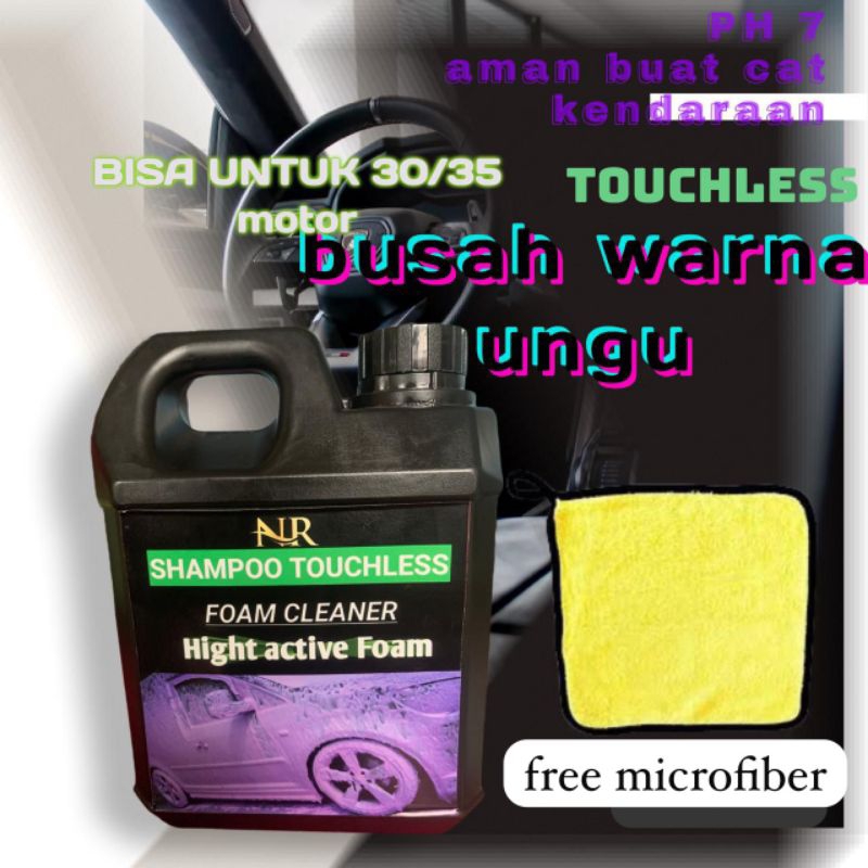 shampoo touchless shampo motor mobil Salju berwarna