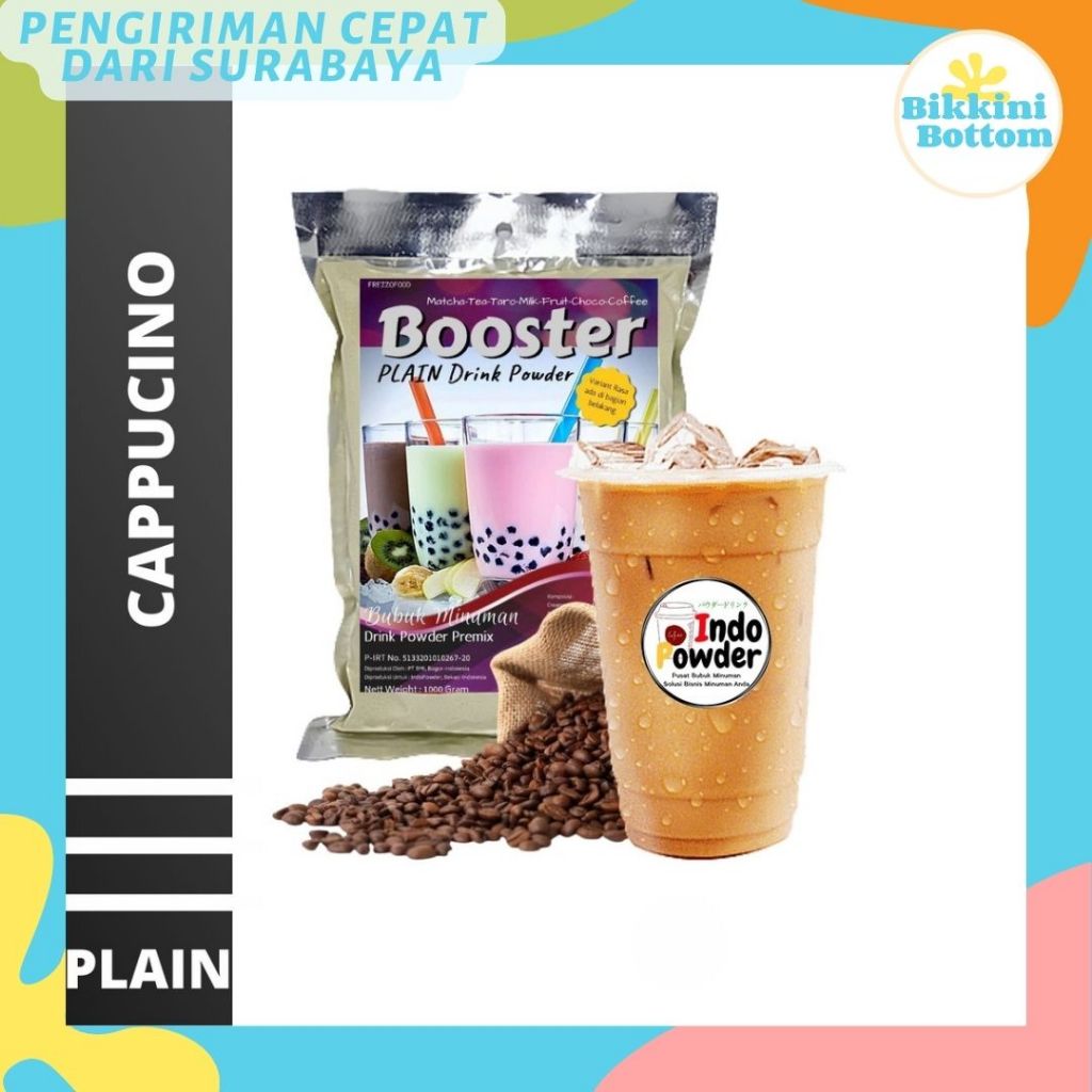

Bubuk Minuman CAPPUCINO 1KG PLAIN / Powder CAPPUCINO 1KG / Bubuk CAPPUCINO INDOPOWDER BOOSTER PLAIN