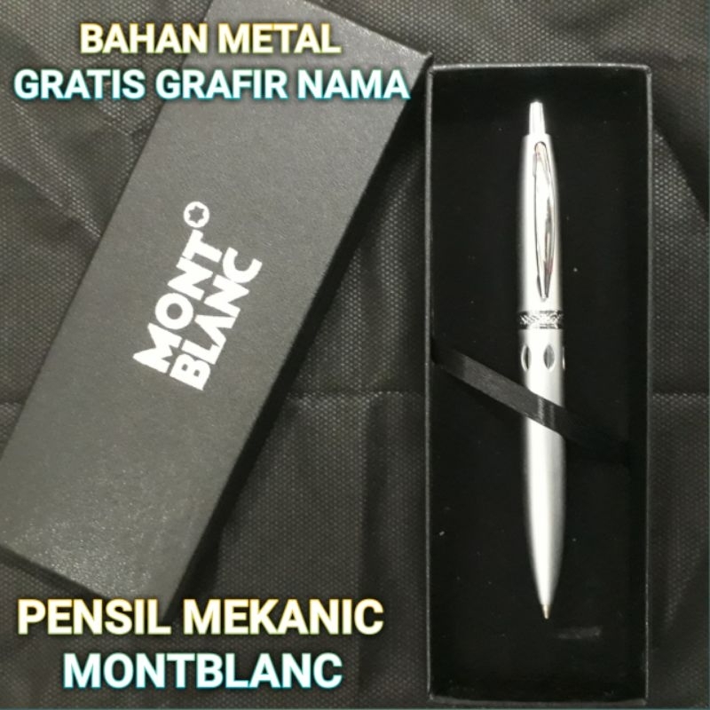 

Pensil Mekanik Mewah Monblnc Berbahan metal Besi Gratis Grafir Nama