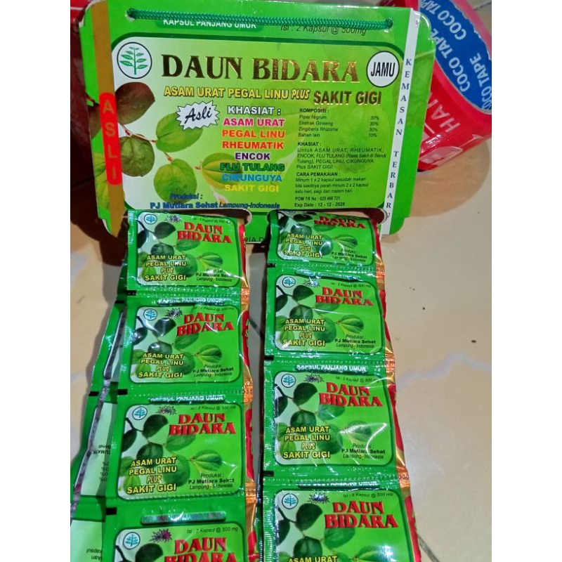 Kapsul Daun Bidara Renceng / 1 renceng isi 20 sachset