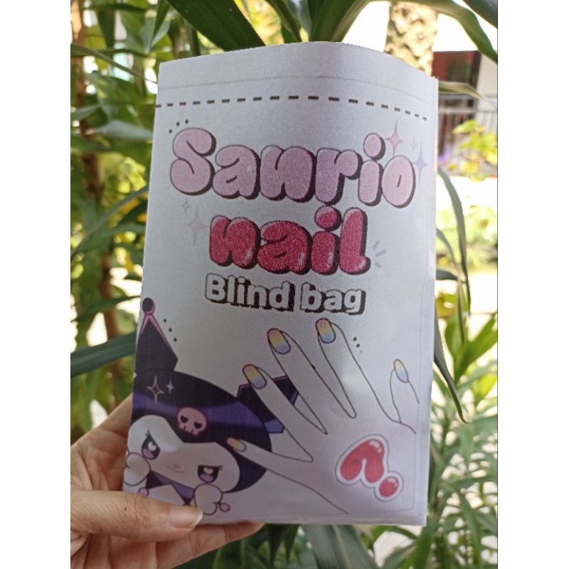 blind bag nail art paper kuromi