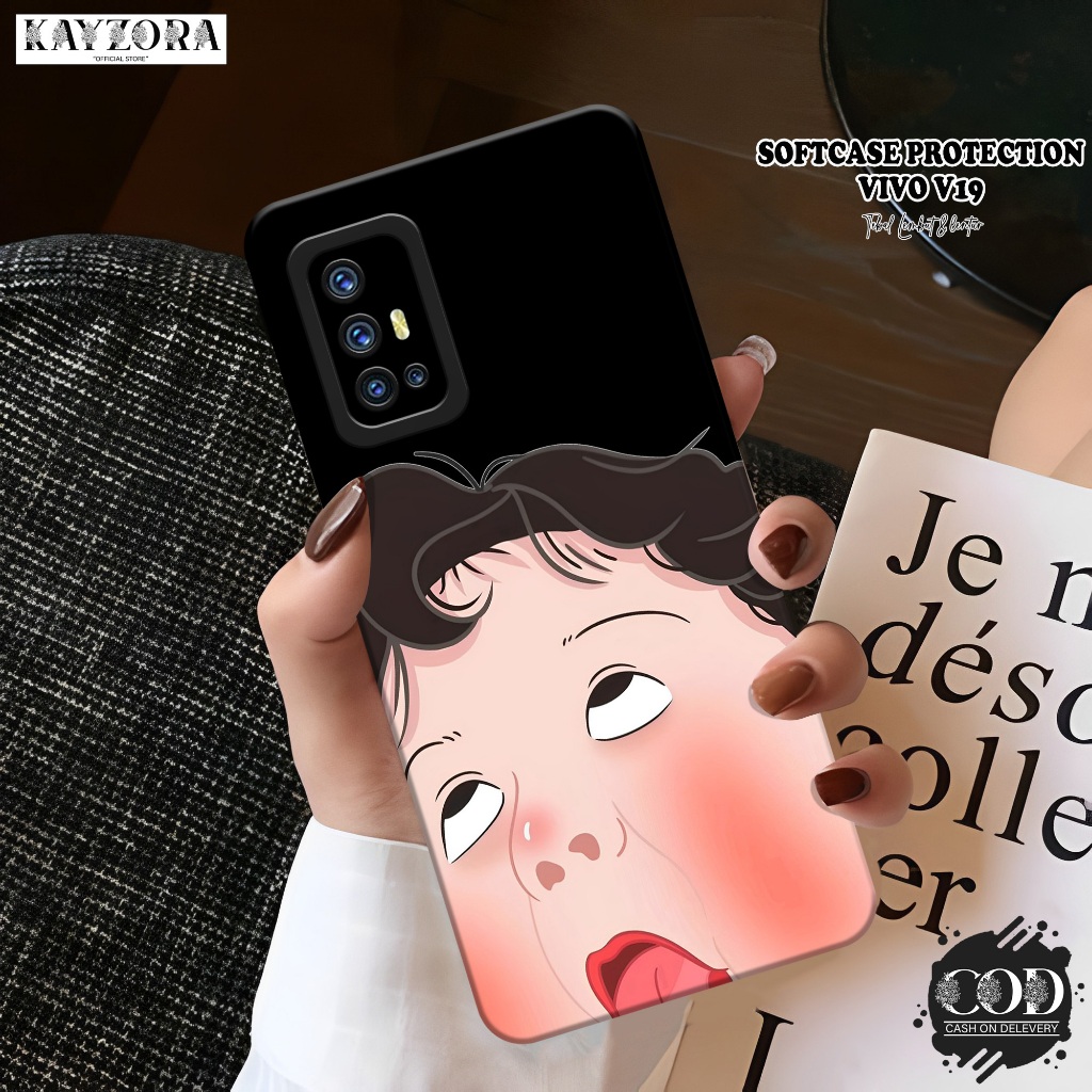 Case Hp VIVO V19 Terbaru - KAYZORA - Fashion Case Kartun - Softcase VIVO V19 - Pro Camera - Casing V