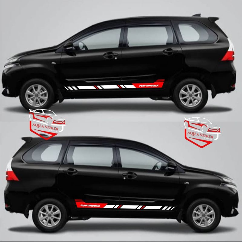 Stiker Mobil Body Samping Mobil Avanza Xenia Stiker Keren Simple Minimalis