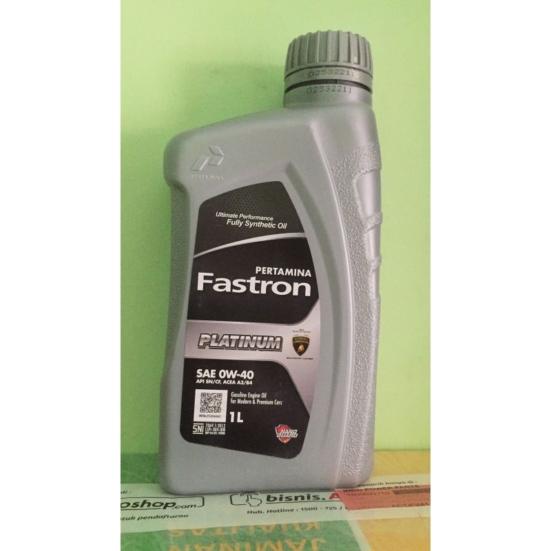 OLI FASTRON PLATINUM 0W-40 SN/CF ACEA 1L