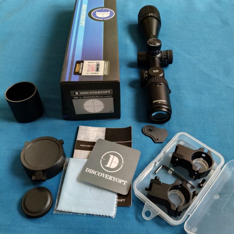 Teleskop discovery ms 4-16x42 aoac terbaru