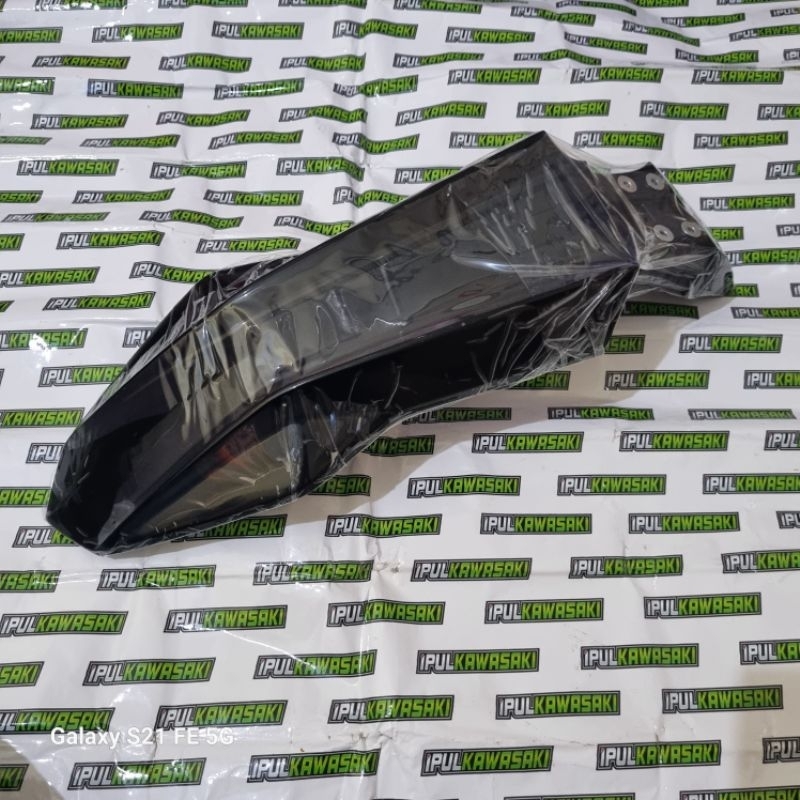 spakbor depan klx230 klx 230 se 2023 hitam ban tanah original