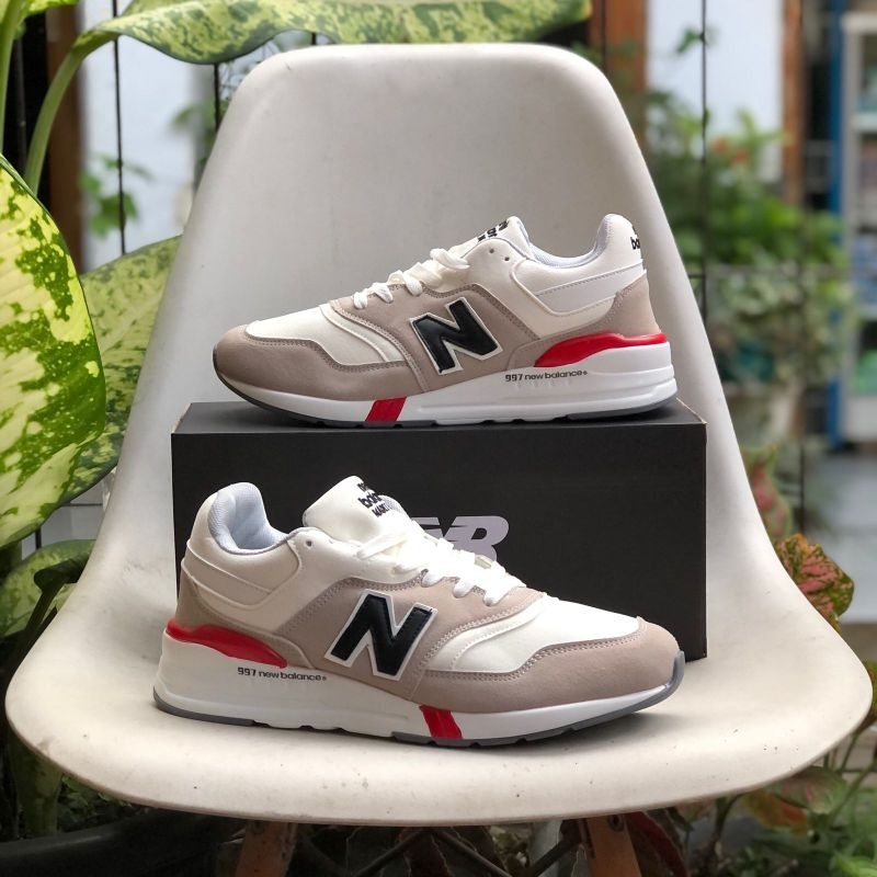 SEPATU SNEAKERS PRIA NB 997 PUTIH BLANCE BEST SELLER KUALITAS IMPORT SEPATU RUNNING SEPATU SANTAI