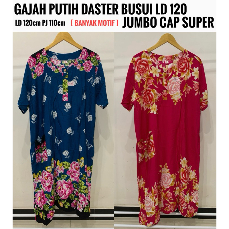 GAJAH PUTIH Daster Busui Cap SUPER LD 120-130 JUMBO GPT0201