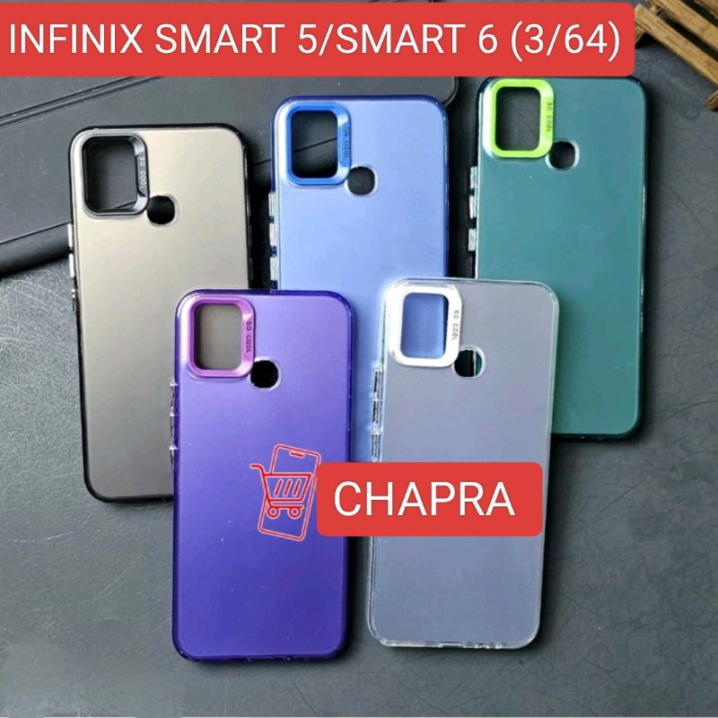 Softcase terbaru Case Hybrid IMD TIPE HP INFINIX SMART 5 / INFINIX SMART 6 (3/64 GB) Matte Plate COL