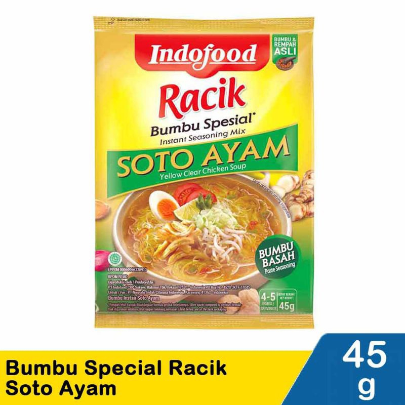 

Indofood Bumbu Spesial Racik Soto Ayam 45G