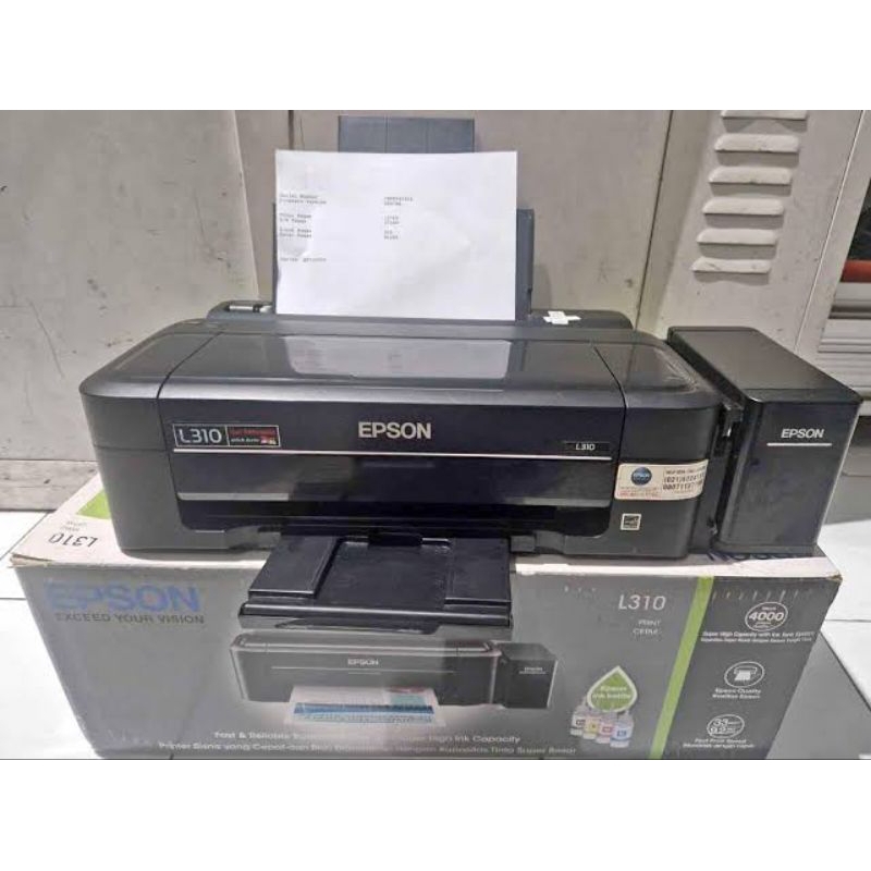 Printer Ink Jet Epson L310 (second) normal + tinta Original