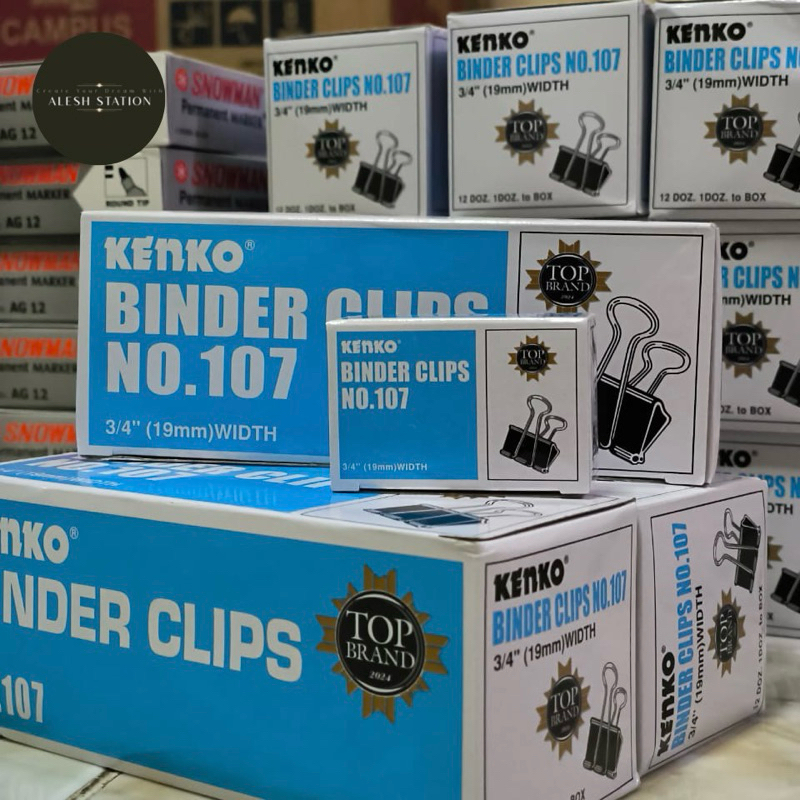 

KENKO Klip kertas No 107 / Binder Clip 107