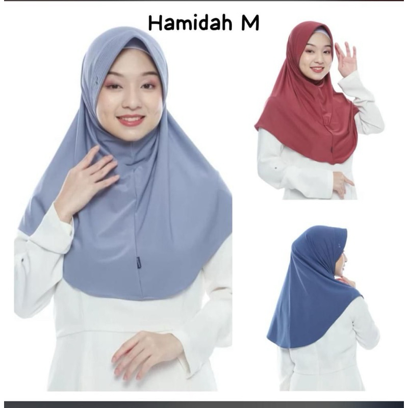 Bergo Hamidah Ori Jersey | Hamidah M | Jilbab pasang