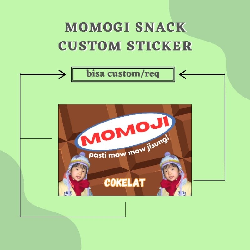 

STICKER MOMOGI SNACK NCT CUSTOM FREEBIES KONSER