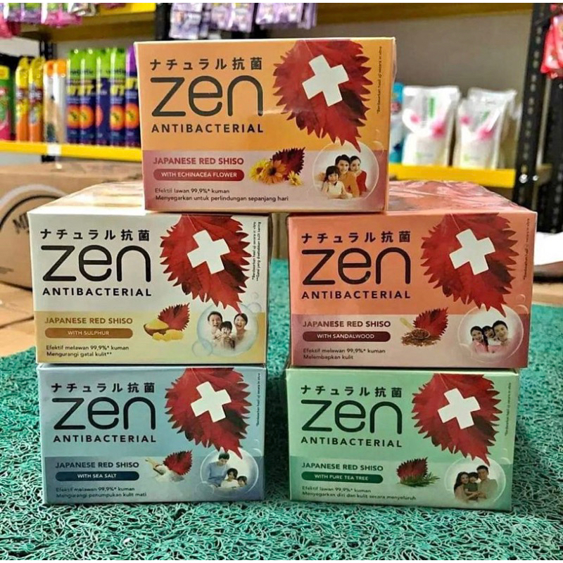 PAKET HEMAT SABUN ZEN ISI 4PCS SABUN BATANG ZEN SABUN ANTIBAKTERI TERMURAH PROMO