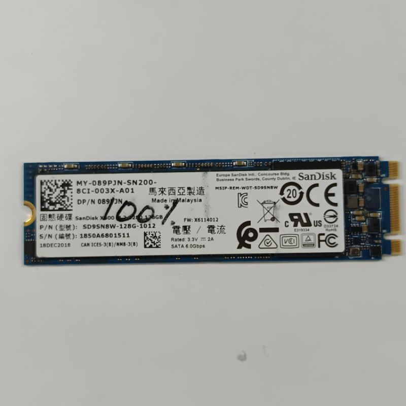 SSD m2 sata 128gb Sandisk original