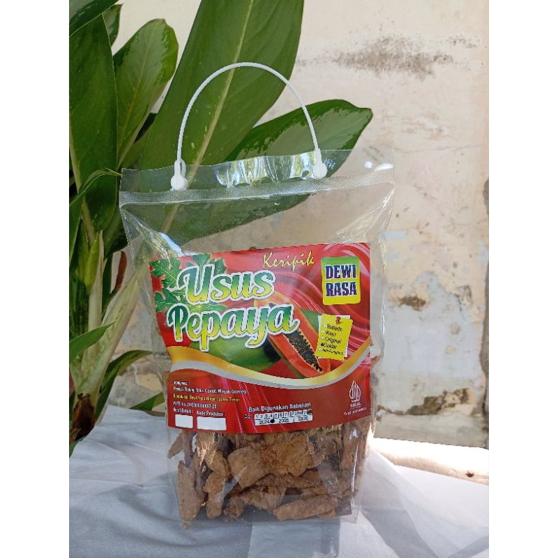 

Kripik usus pepaya