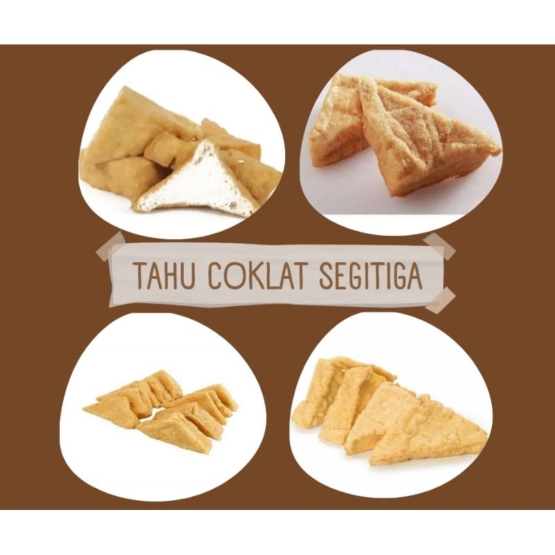 

Tahu Coklat Segitiga per pcs Fresh Langsung dari Pabrik