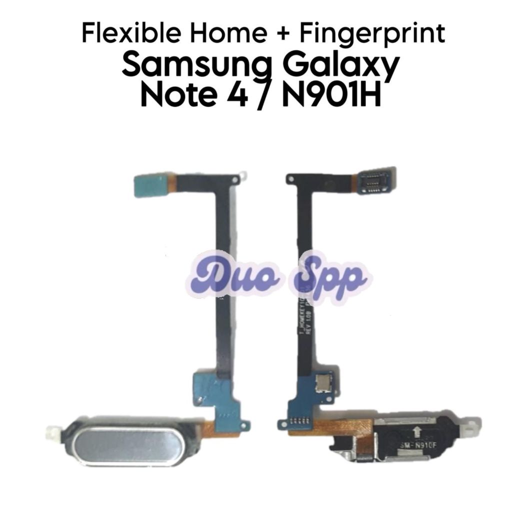 Flexibel Tombol Home + Fingerprint Samsung Galaxy Note 4 - N910 / M-N910C / SM-N910S / SM-N910H / SM
