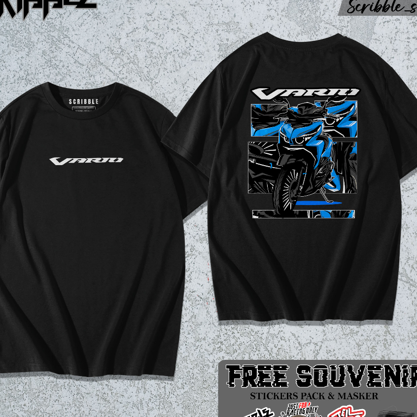 kaos honda vario 125 baju motor honda vario 150