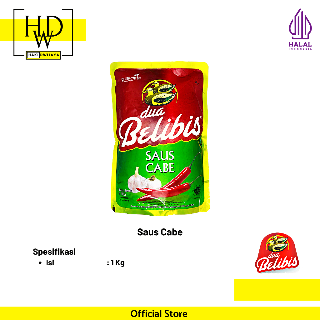 

[1kg] Saus Cabe Dua Blibis