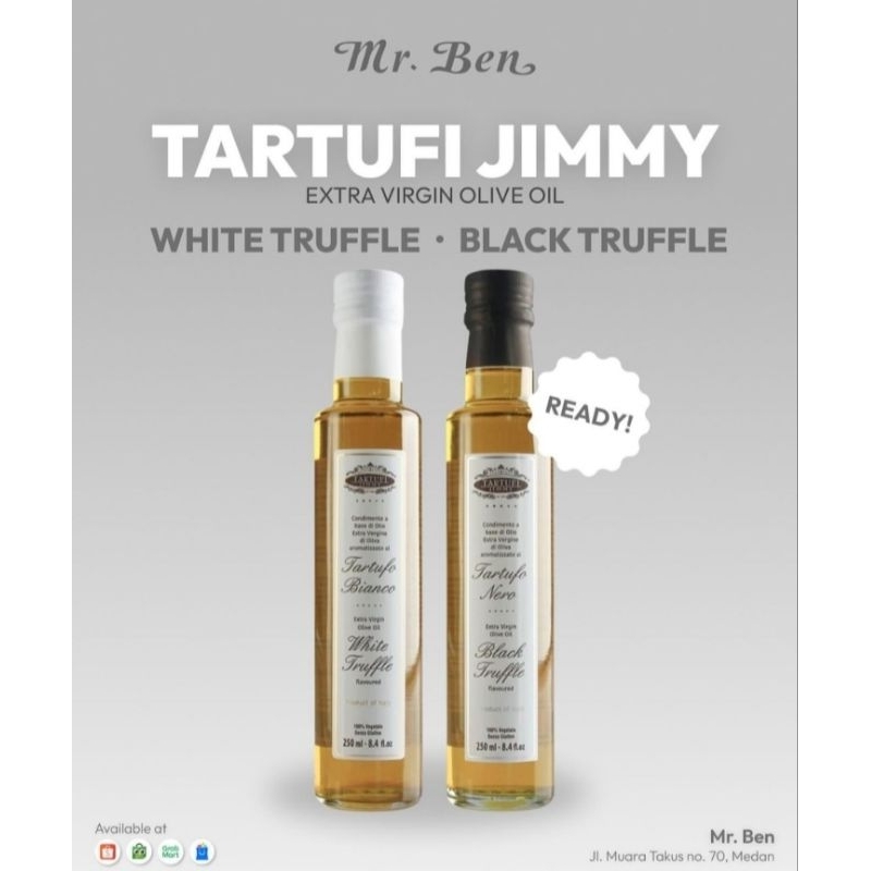 

Tartufi Jimmy Extra Virgin Olive Oil Senza Glutine Minyak Zaitun Aroma Truffle Bebas Gluten 250ml Impor Italy