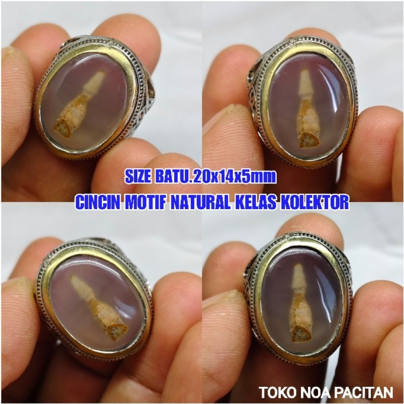 CINCIN MOTIF NATURAL PACITAN UNIK LANGKA NEW