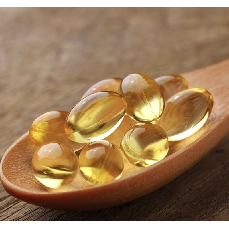 100 CAPSULES MINYAK IKAN FISH OIL VITAMIN OMEGA HEWAN AYAM KUCING BURUNG HAMSTER ANJING 100 caps & 5