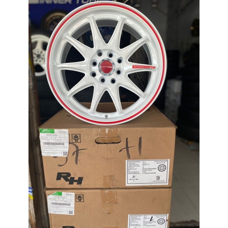 velk ZR10 R16 pcd 4×100/114 lebar 7 et 40 kondisi BARU