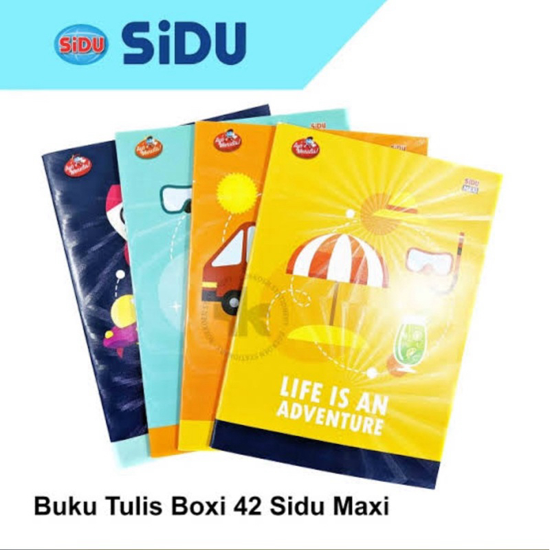 

Buku Tulis Sidu Maxi 42 Lembar uk boxy