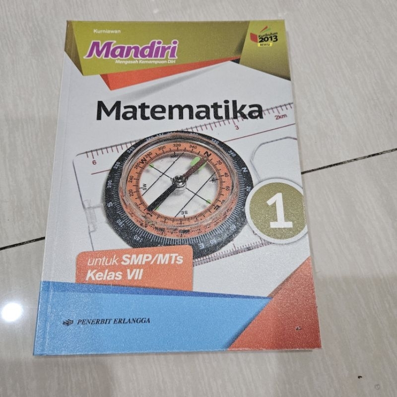 Matematika Mandiri SMP Kelas 7 Penerbit Erlangga