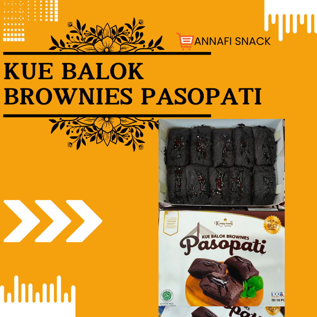 

KUE BALOK BROWNIES PASOPATI ISI 10 PCS // CAKE KUNANG KUNANG