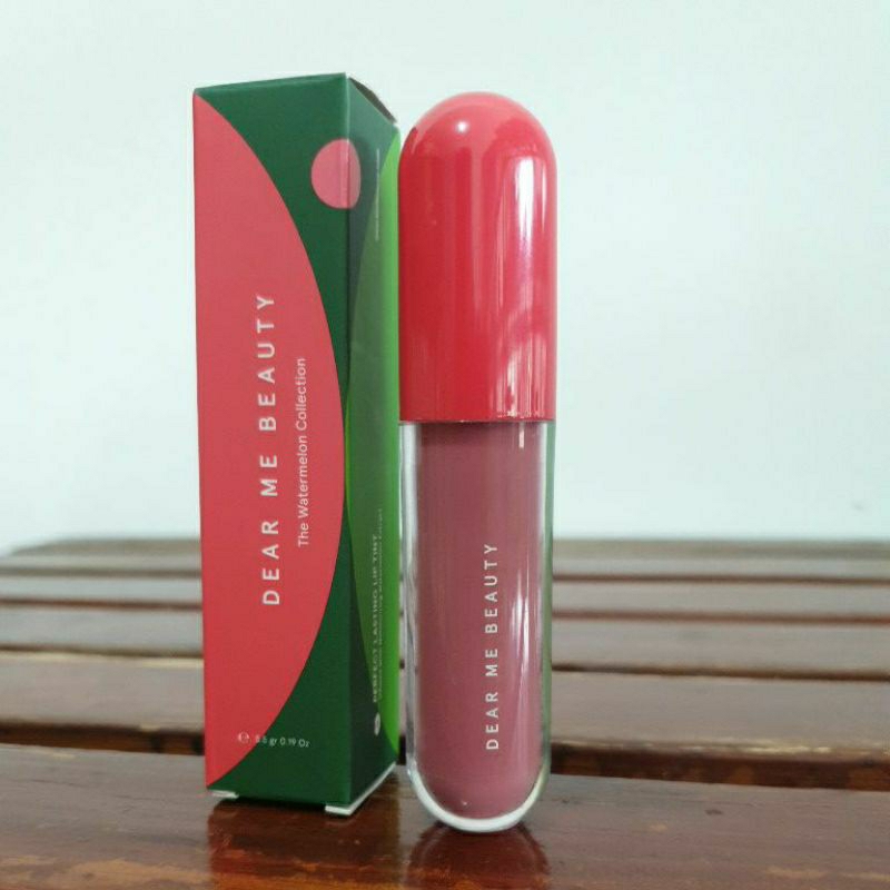 DEAR ME BEAUTY the watermelon collection perfect lasting lip tint