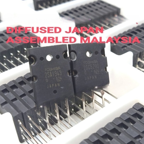 Transistor Toshiba 2SC5200-2SA1943 Japan Asli LOT 524 Toshiba Transistor TR Final Toshiba