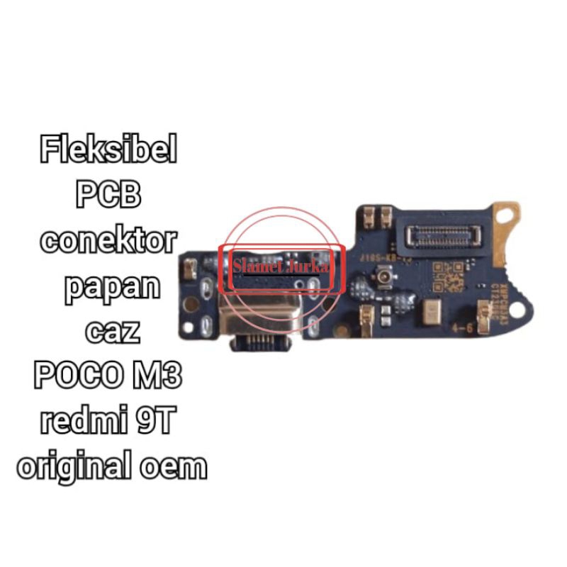 KONEKTOR CAS PCB CAS PAPAN CAS POCO M3 REDMI 9 T 100% +IC CT ORIGINAL