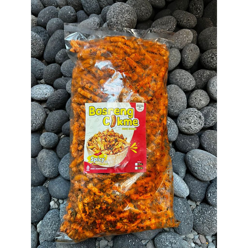 

BASRENG CIKME Basreng Stick Pedas Daun Jeruk 1 KG