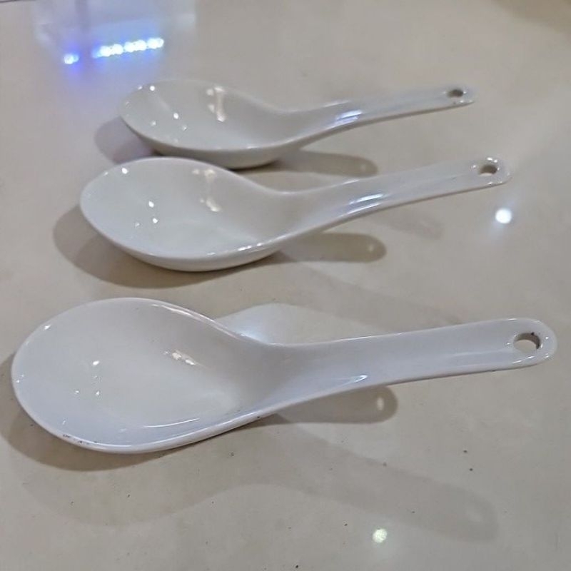 sendok soup keramik ex resto