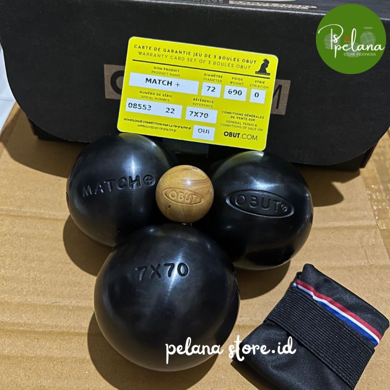 1 set Bola Petanque Obut Match, Match IT, Match Plus