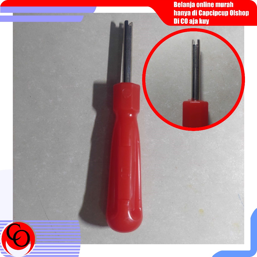 Obeng Pentil / Kunci Pentil / Alat pembuka spuyer pentil ban / Obeng Spuyer Pentil Ban Murah / Kunci