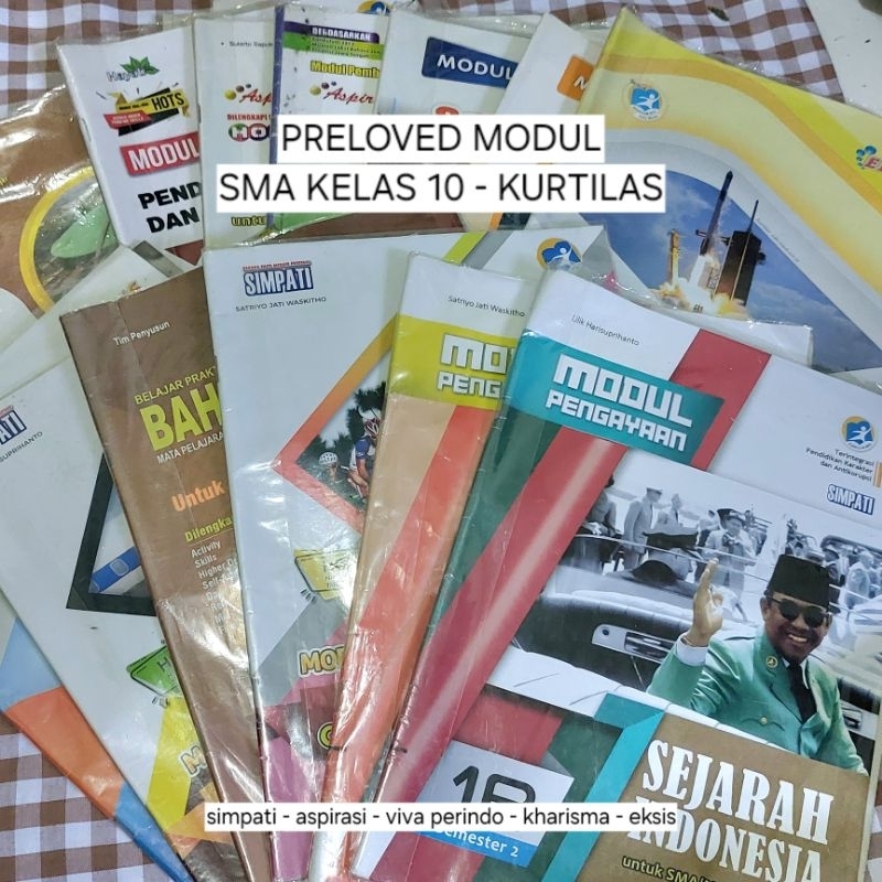 [PRELOVED] Modul LKS SMA kelas 10 simpati viva pakarindo eksis kharisma aspirasi