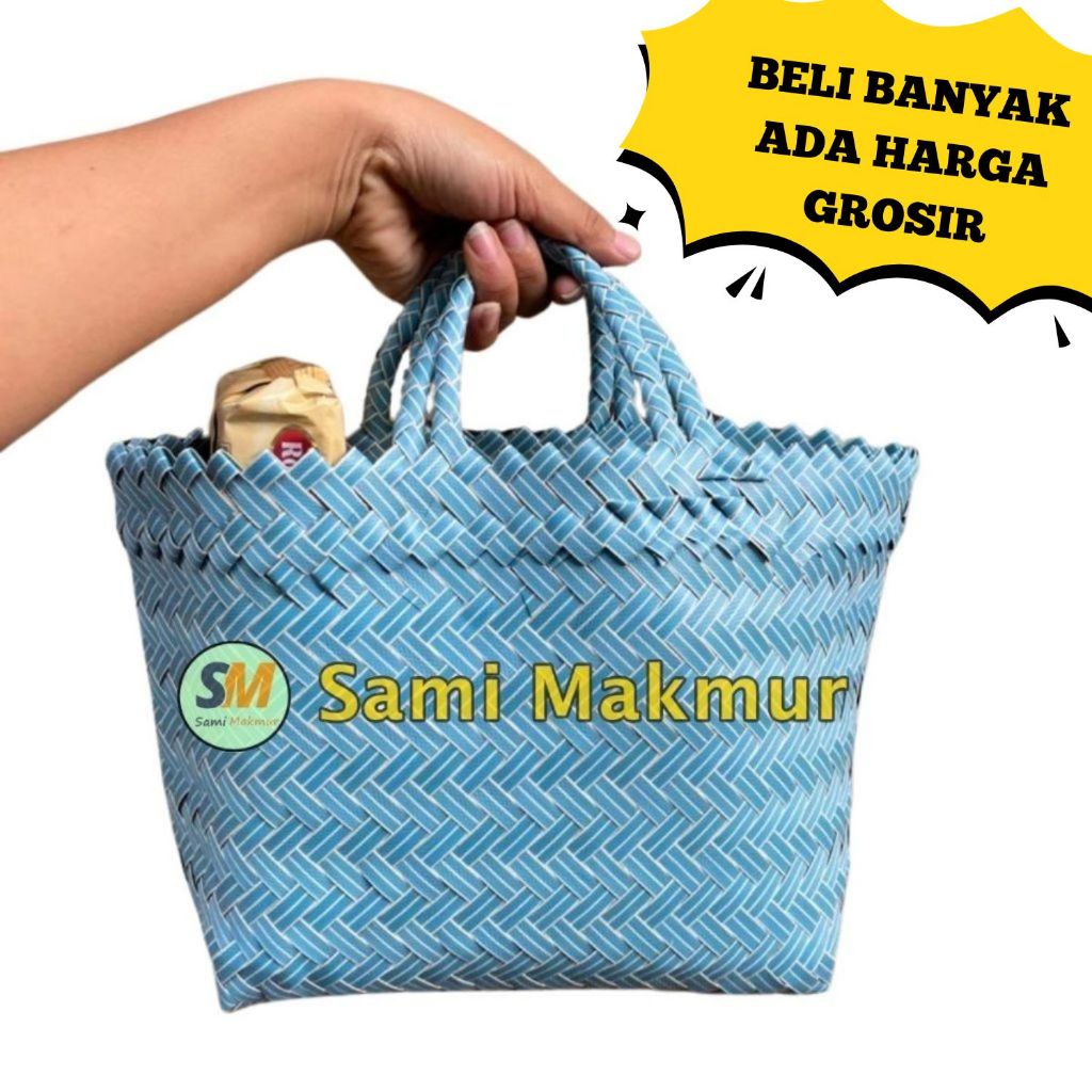 

Tas Anyam Plastik Polos Ukuran Kecil (S)