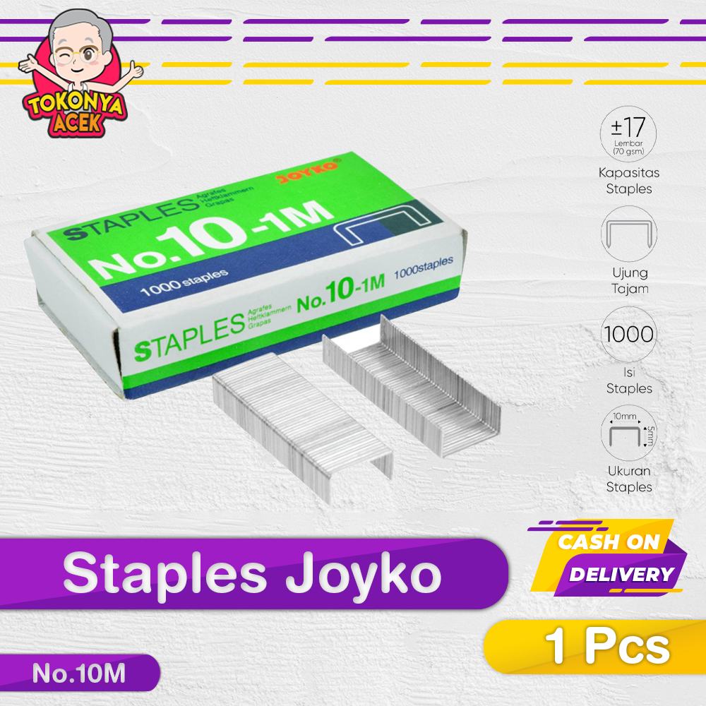 

Staples Isi Stapler Refill Stapler Joyko No. 10 isi 1000 per box