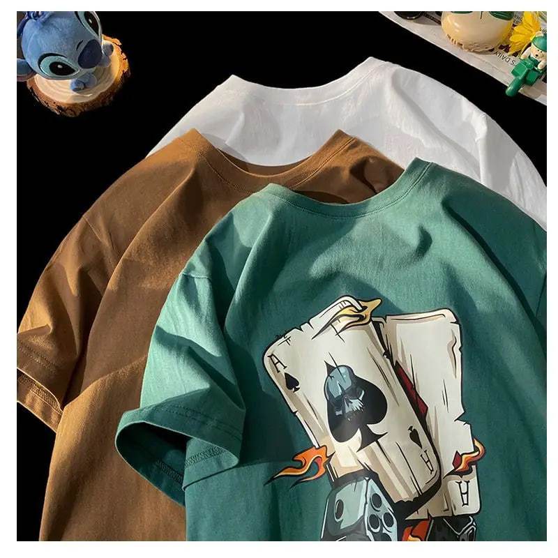 (COD) KAOS KARTU LOVE REMI DADU POLOS JUMBO KAOS JEPANG BIG SIZE M L XL XXL XXXL XXXXL XXXXXL XXXXXX