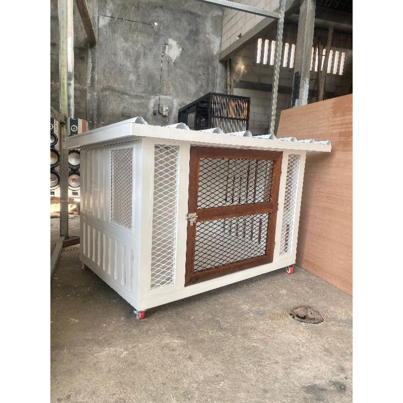 kandang anjing rumah hewan peliharaan kucing kelinci outdoor