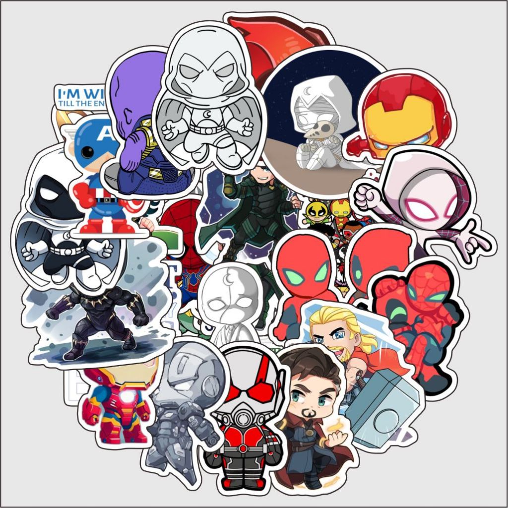 

Sticker Tempel "Sticker Pack Marvel Chibbi 40pcs