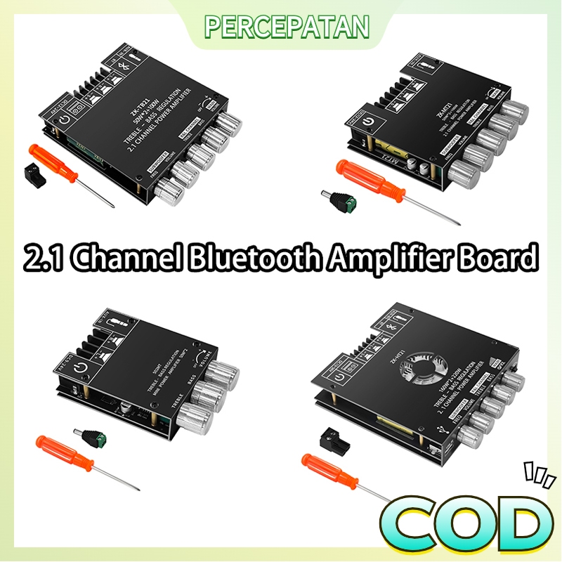 ZK-TB21/ZK-HT21/ZK-502MT TPA3116D2 Bluetooth 5.0 Amplifier Board 50Wx2+100W Bluetooth Amplifier