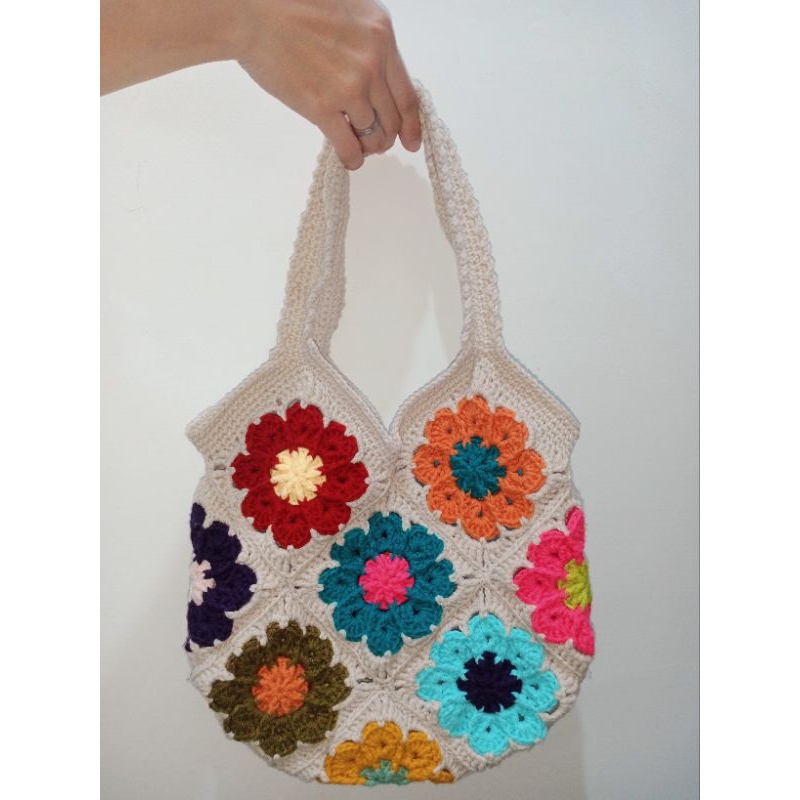 Granny Square Crochet Bag