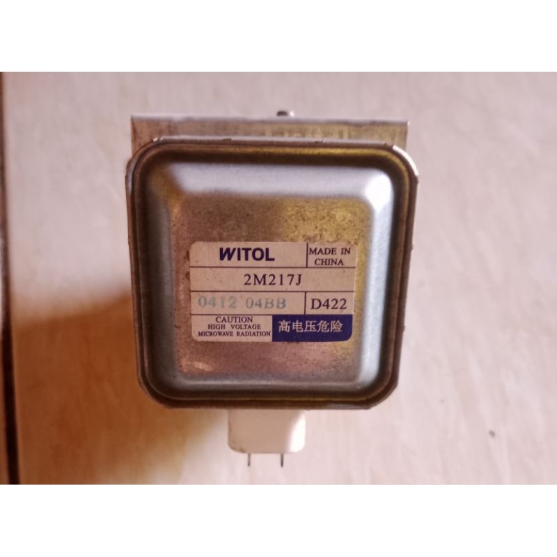magnetron witol microwave 2M217J kondisi normal