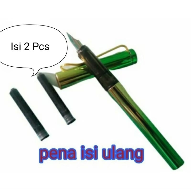 

Refill Tinta Fountain Pen Isi 2Pcs