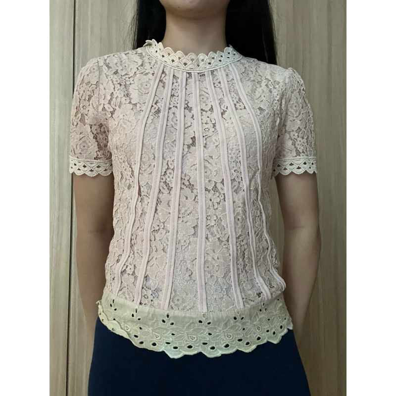 preloved lace blouse